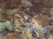 John Singer Sargent The Brook (mk32) oil on canvas